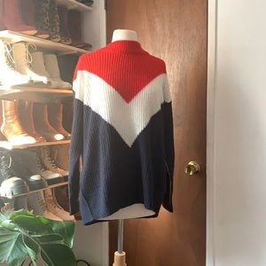 H&M Red White Blue Sweater